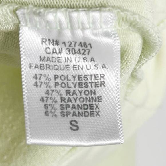 Wildfox Small S Shadow Lime Green Baggy Beach Crew Neck Jumper Pullover Sweater - Picture 6 of 8